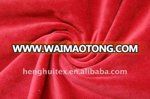 solid super soft Short-Pile Velour / velour Fabric(knitting/textile )/short floss